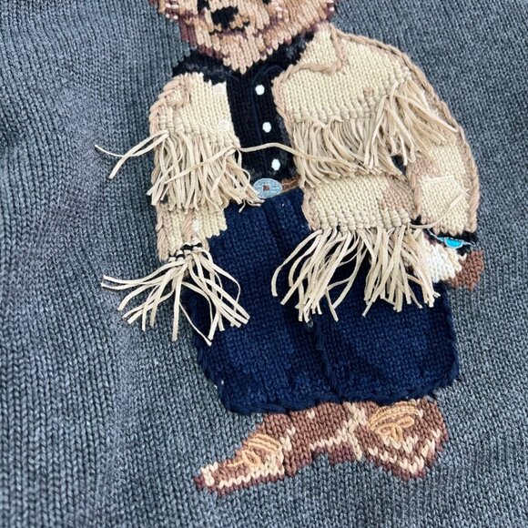 Polo by Ralph Lauren White Bear Sweater - Picture 5 of 6